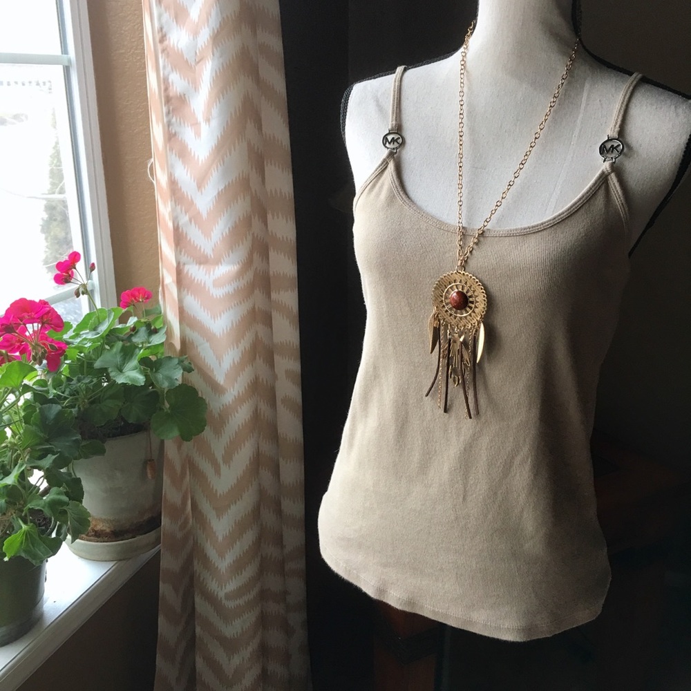 ❌SOLD Michael Kors tan tank top